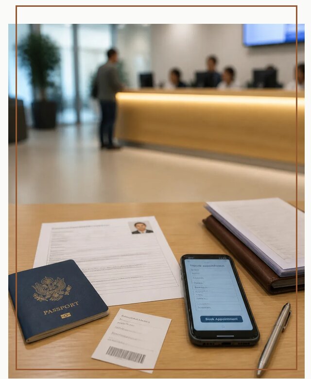 Запись в визовый центр в Петергофе для подачи документов