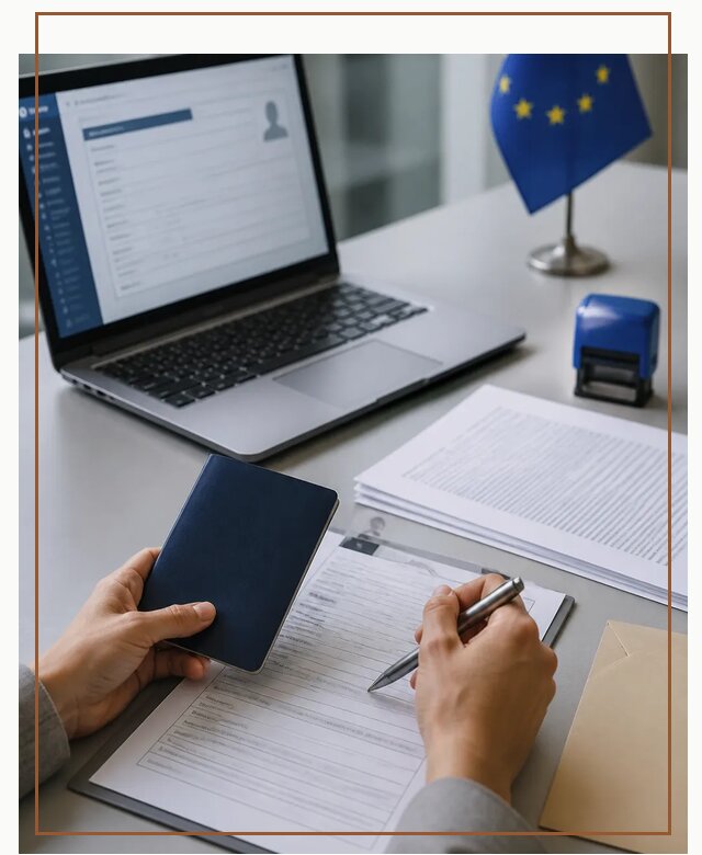 Оформление национальной визы D для переезда и работы в Петергофе
