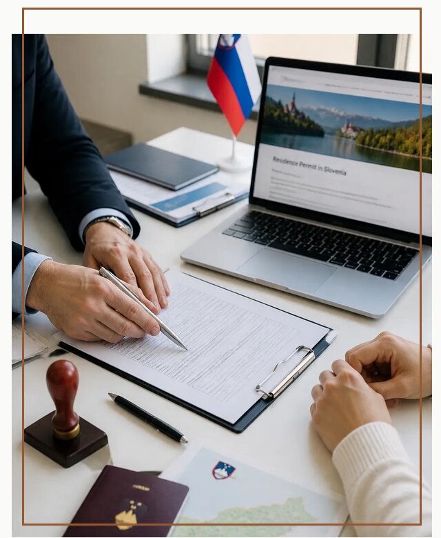 Оформление вида на жительство в Словении под ключ в Петергофе