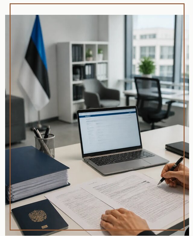 Оформление ВНЖ в Эстонии для переезда и легального проживания в Петергофе