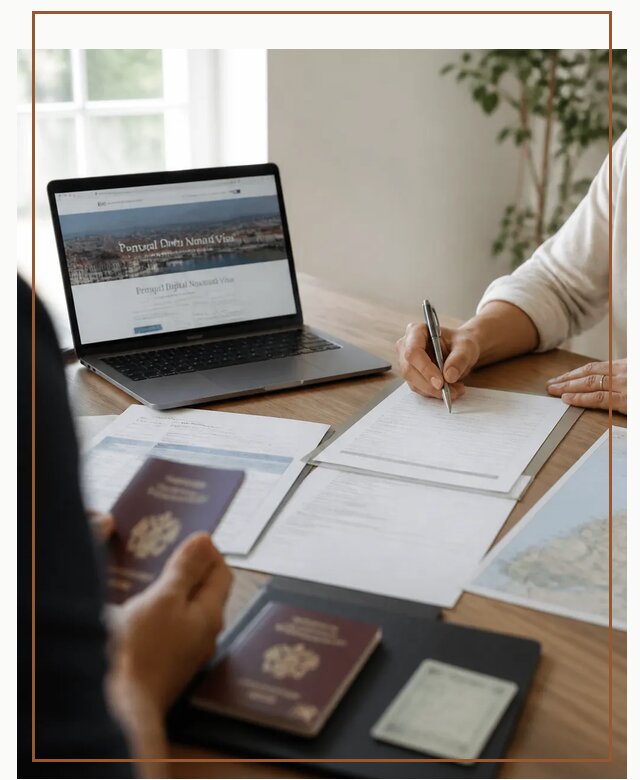 Оформление Digital Nomad и ВНЖ Португалии в Петергофе